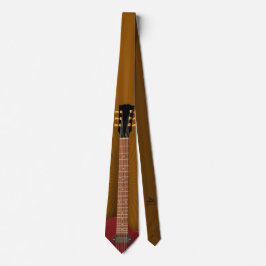 Guitar Necktie Music-Thleed Design Versie 2 Stropdas