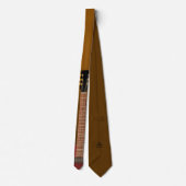 Guitar Necktie Music-Thleed Design Versie 2 Stropdas (Achterkant)