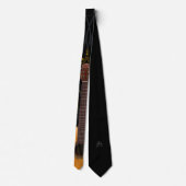 Guitar Necktie Music-Thleed Design Versie 4 Stropdas (Achterkant)