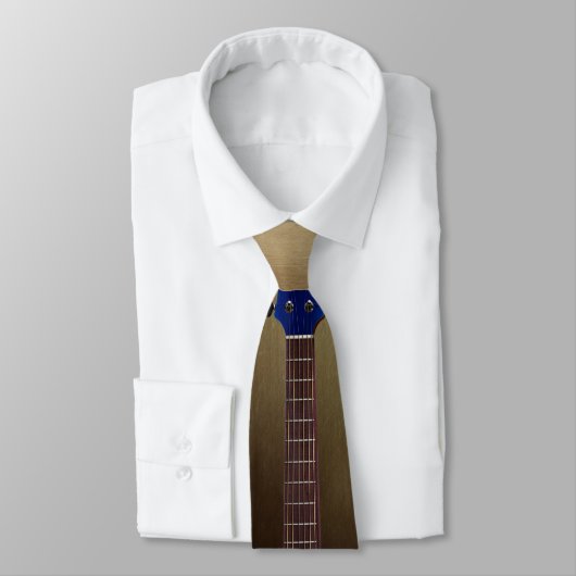 Guitar Necktie Versie 5 Patriottisch Stropdas (Gebonden)