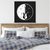 Guitar Night Canvas Afdruk (Insitu (Slaapkamer))