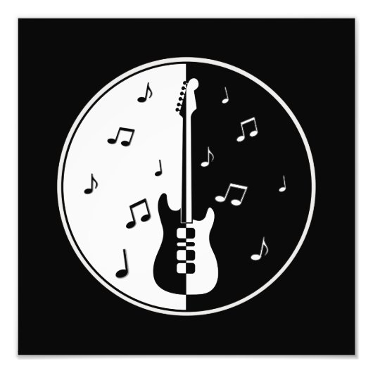 Guitar Night Foto Afdruk (Voorkant)