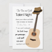 Guitar Night Kaart (Voorkant)