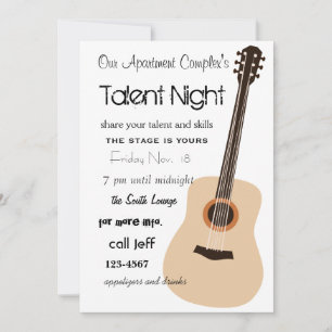 Guitar Night Kaart