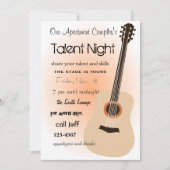 Guitar Night Kaart (Voorkant)