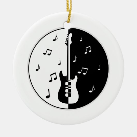 Guitar Night Keramisch Ornament (Voorkant)