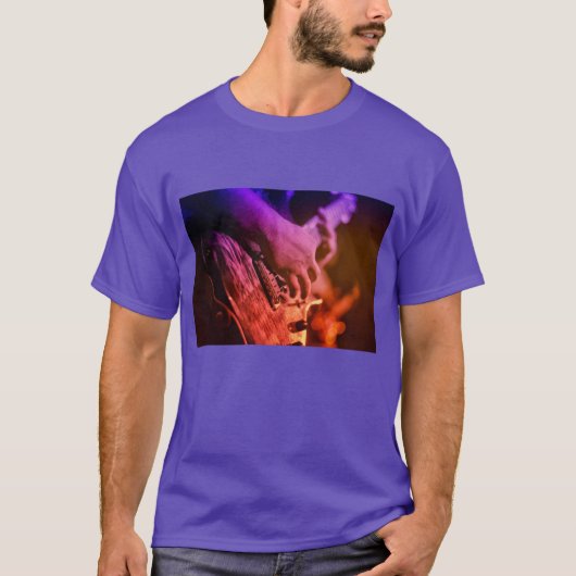 Guitar Night Mood T-shirt (Voorkant)