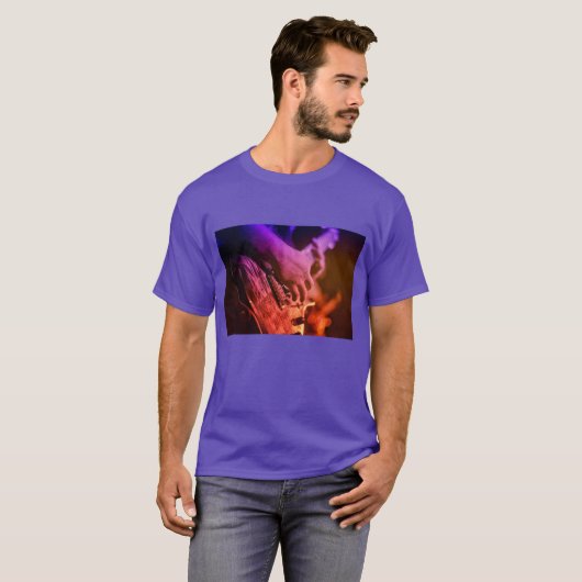 Guitar Night Mood T-shirt (Voorkant volledig)