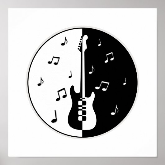 Guitar Night Poster (Voorkant)