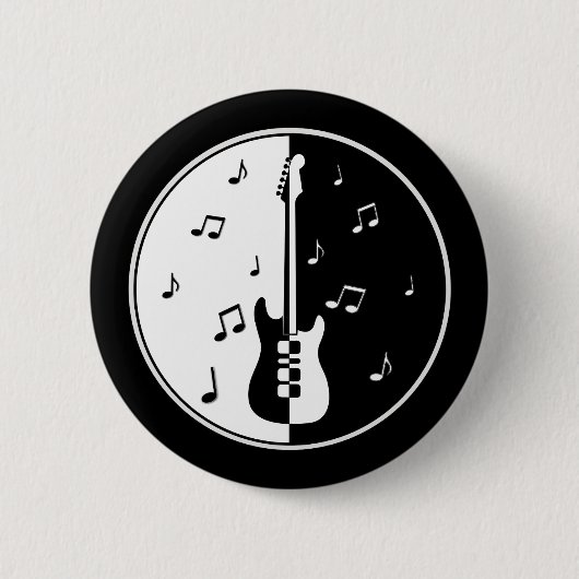 Guitar Night Ronde Button 5,7 Cm (Voorkant)