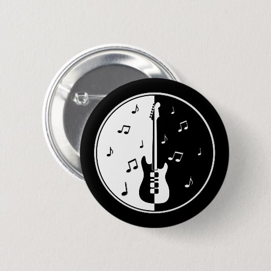 Guitar Night Ronde Button 5,7 Cm (Voorkant /achterkant)