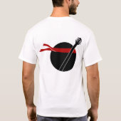 Guitar Ninja T voor jongens T-shirt (Achterkant)