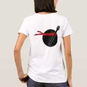 Guitar Ninja T voor meisjes T-shirt (Achterkant)