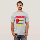 Guitar noemt Funny Guitar Shirt voor Mannen (Voorkant volledig)