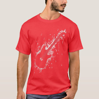 Guitar notes awesome design  t-shirt
