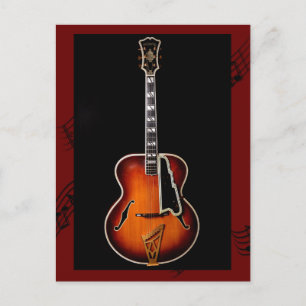 "Guitar Notes" Briefkaart