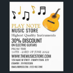 Guitar Notes, Musical Instrument Store Flyer<br><div class="desc">Guitar Notes,  Musical Instrument Store Adverteren brochures door de Visitekaartje Store.</div>