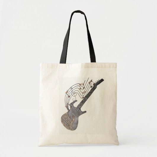 Guitar Notes Tote Bag (Voorkant)