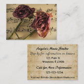 Guitar of Music Lesson Visitekaartje (Voorkant / Achterkant)