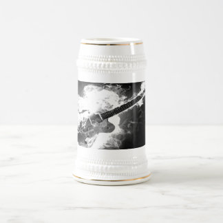 Guitar op Fire Stein Bierpul