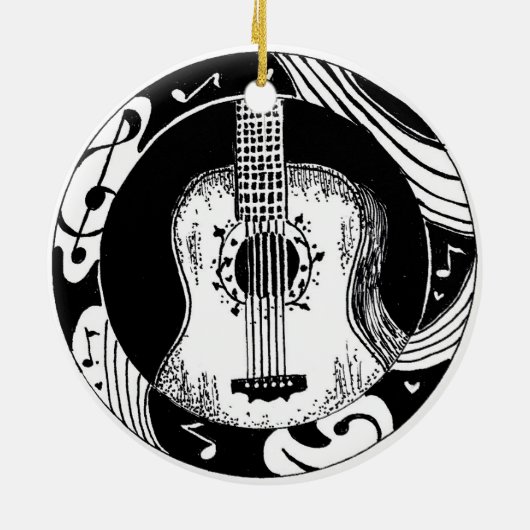 Guitar Ornament (Achterkant)