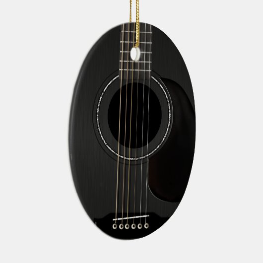 Guitar Ornament Black (Rechts)