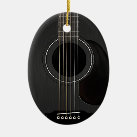 Guitar Ornament Black (Voorkant)