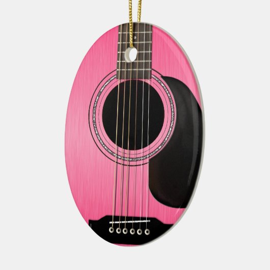 Guitar Ornament Roze (Links)
