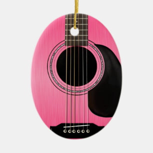 Guitar Ornament Roze