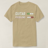 Guitar over problemen uit t-shirt (Design voorkant)