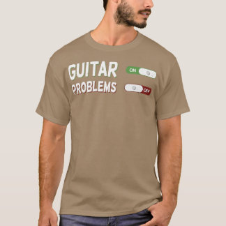 Guitar over problemen uit t-shirt
