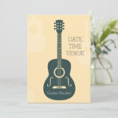 Guitar Overweging elegant stijlvolle prestaties Kaart (Staand voorkant)