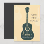 Guitar Overweging elegant stijlvolle prestaties Kaart (Voorkant / Achterkant)