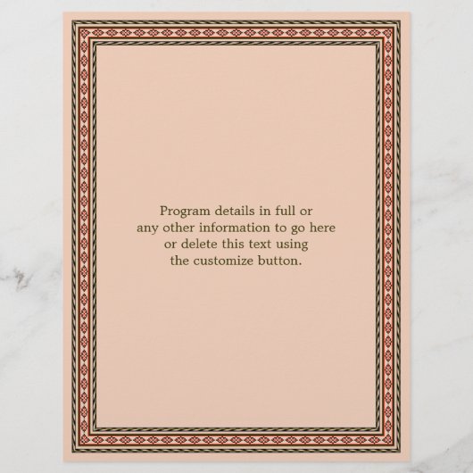 Guitar overweging of concertflyer flyer (Achterkant)