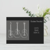 Guitar Overweging opgeruimde stijlvolle prestaties Kaart (Staand voorkant)