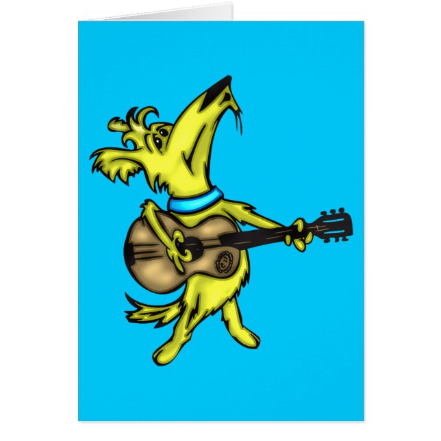 Guitar Palling Dog (Voorkant)