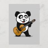 Guitar Panda Briefkaart (Voorkant)