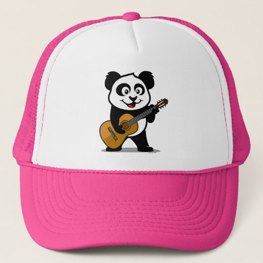 Guitar Panda Trucker Pet (Voorkant)