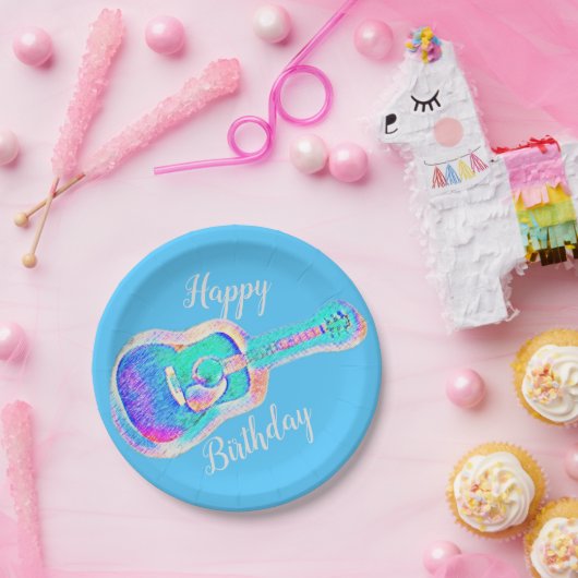 GUITAR PAPIEREN BORDJE (Feest)