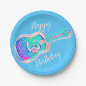 GUITAR PAPIEREN BORDJE (Voorkant)