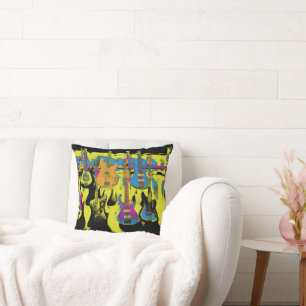 Guitar Party - Musical Instrument Kussen