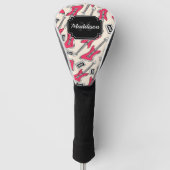 Guitar Pattern Golfheadcover (Voorkant)