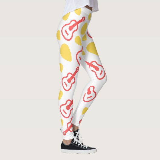 Guitar Pattern Leggings (Rechts)