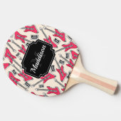 Guitar Pattern Tafeltennisbatje (Zijkant)