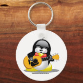 Guitar Penguin Sleutelhanger (Voorkant)