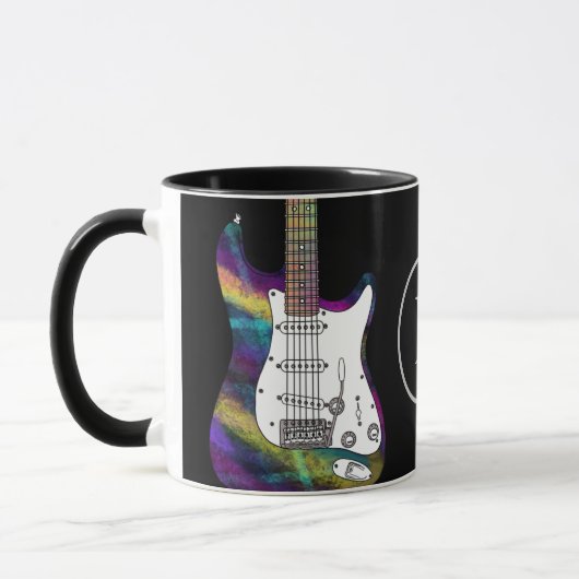 Guitar Personalized Mok (Links)