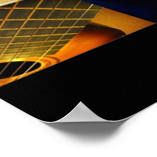 Guitar Photo Collage Poster (Hoek)