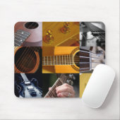 Guitar Photos Collage Muismat (Met muis)
