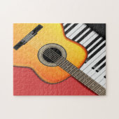 Guitar Piano Keys Musician Country Jazz Legpuzzel (Horizontaal)
