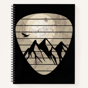 Guitar Pick Mountain Cool Guitarist Notitieboek